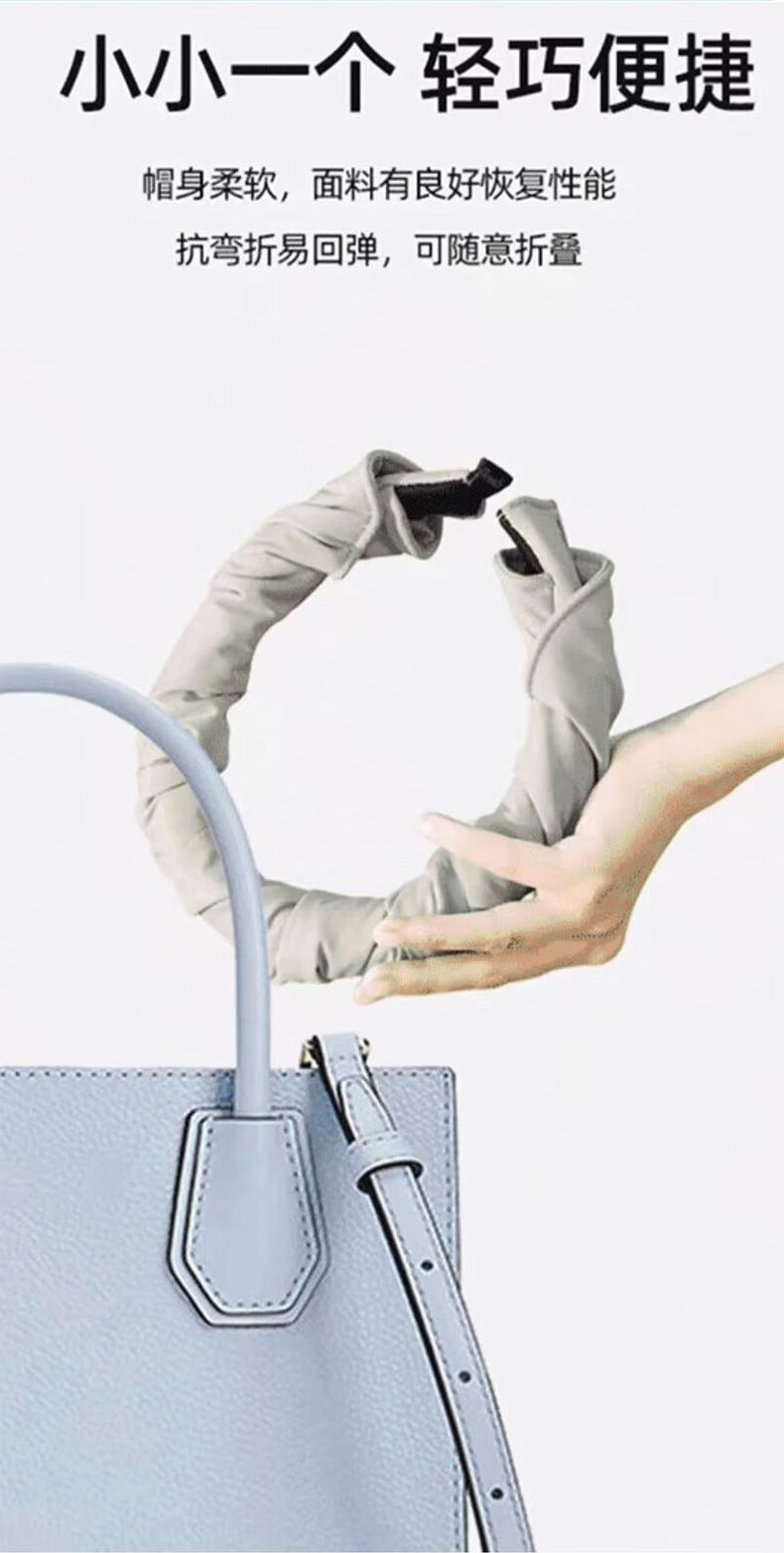 趣游帮黑胶户外防晒遮阳贝壳帽（S-2312 )-详情图-2